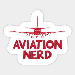 Aviation Nerd Sticker